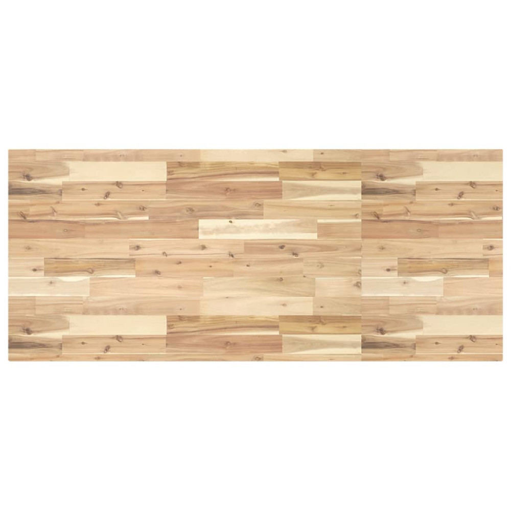 Produktbild för Bordsskiva rektangulär 120x60x4 cm massivt akaciaträ