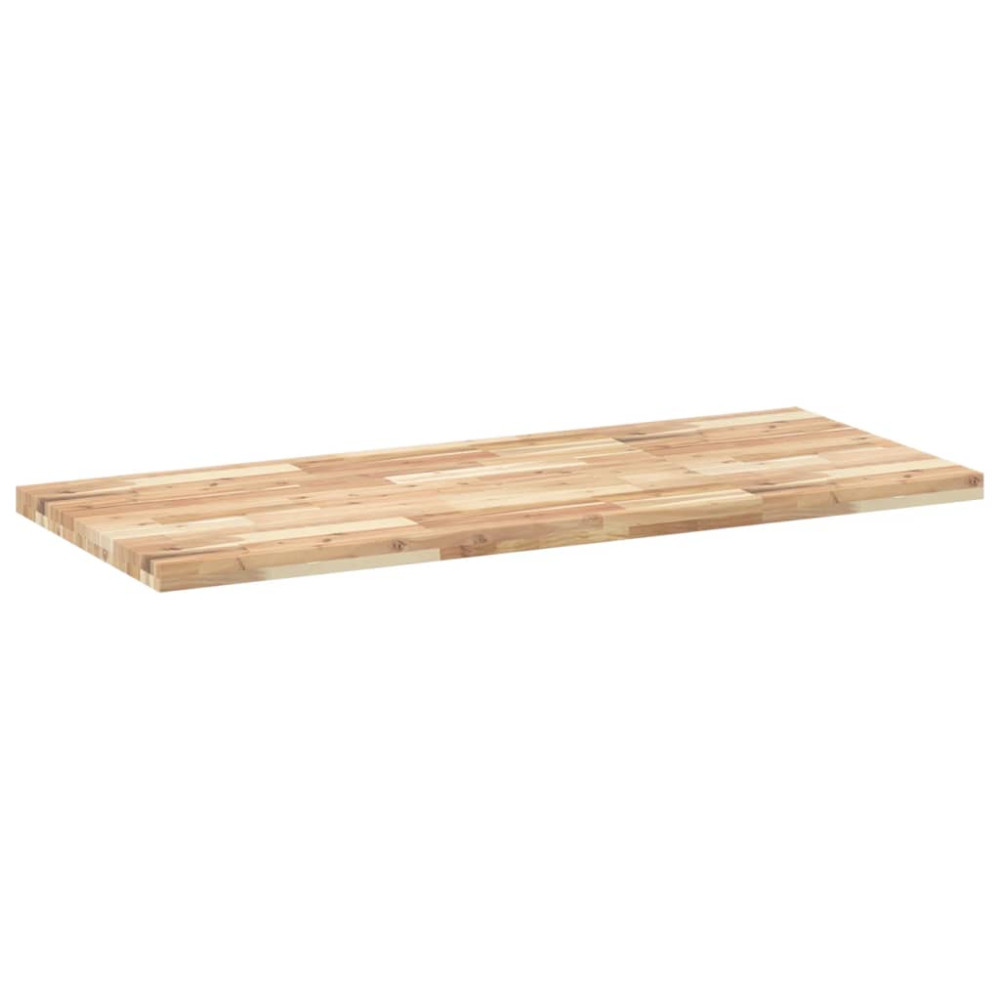 Produktbild för Bordsskiva rektangulär 120x60x4 cm massivt akaciaträ