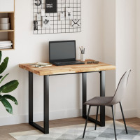Produktbild för Bordsskiva rektangulär 100x70x4 cm massivt akaciaträ
