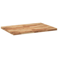 Produktbild för Bordsskiva rektangulär 100x70x4 cm massivt akaciaträ