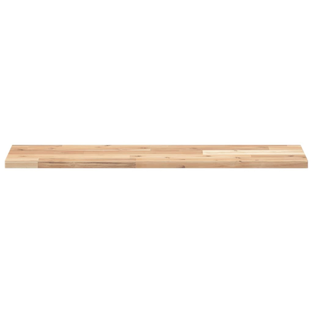 Produktbild för Svävande hyllor 4 st 80x20x2 cm obehandlat massivt akaciaträ