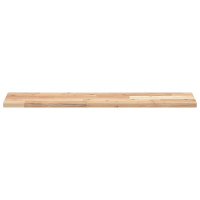 Produktbild för Svävande hyllor 4 st 80x20x2 cm obehandlat massivt akaciaträ