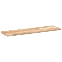 Produktbild för Svävande hyllor 4 st 80x20x2 cm obehandlat massivt akaciaträ