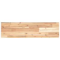 Produktbild för Svävande hyllor 4 st 80x20x2 cm obehandlat massivt akaciaträ