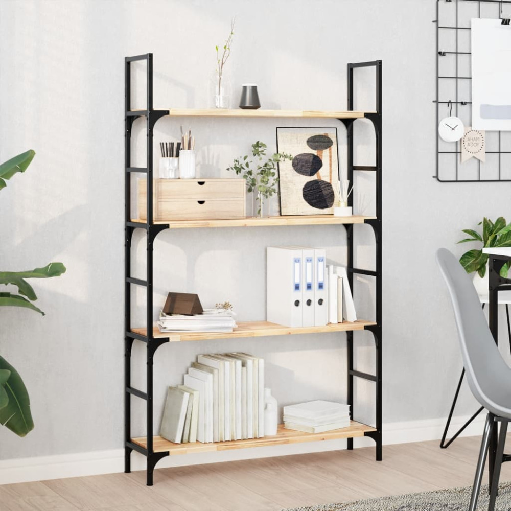 Produktbild för Svävande hyllor 2 st 80x20x2 cm obehandlat massivt akaciaträ