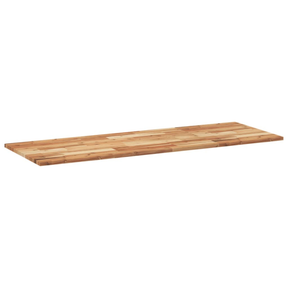 Produktbild för Bordsskiva rektangulär 140x50x2 cm massivt akaciaträ