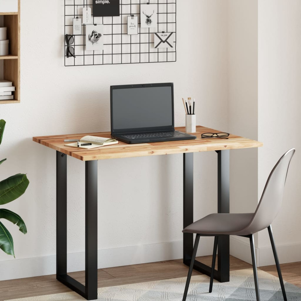 Produktbild för Bordsskiva rektangulär 100x70x2 cm massivt akaciaträ
