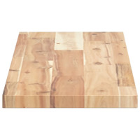 Produktbild för Svävande hylla 100x20x2 cm obehandlat massivt akaciaträ