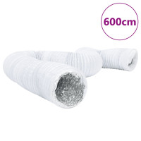 Produktbild för Ventilationskanal aluminium och PVC 6 m Ø20 cm