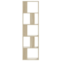 Produktbild för Bokhylla 5 hyllplan sonoma-ek 45x23,5x162,5 cm konstruerat trä