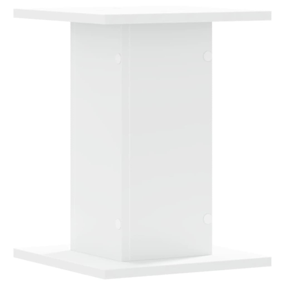 Produktbild för Högtalarställ 2 st vit 30x30x40 cm konstruerat trä