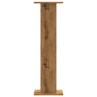 Produktbild för Högtalarställ 2 st ek 30x30x95 cm konstruerat trä
