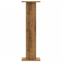 Produktbild för Högtalarställ 2 st ek 30x30x95 cm konstruerat trä