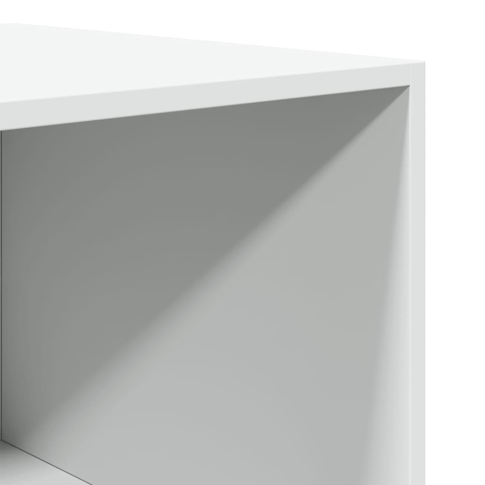 Produktbild för Garderob vit 80x50x200 cm konstruerat trä