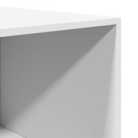 Produktbild för Garderob vit 80x50x200 cm konstruerat trä