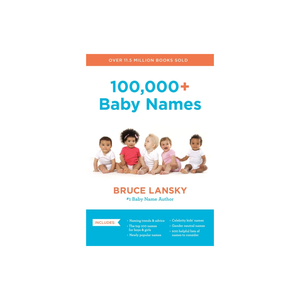 Produktbild för 100,000+ Baby Names (Revised) (häftad, eng)