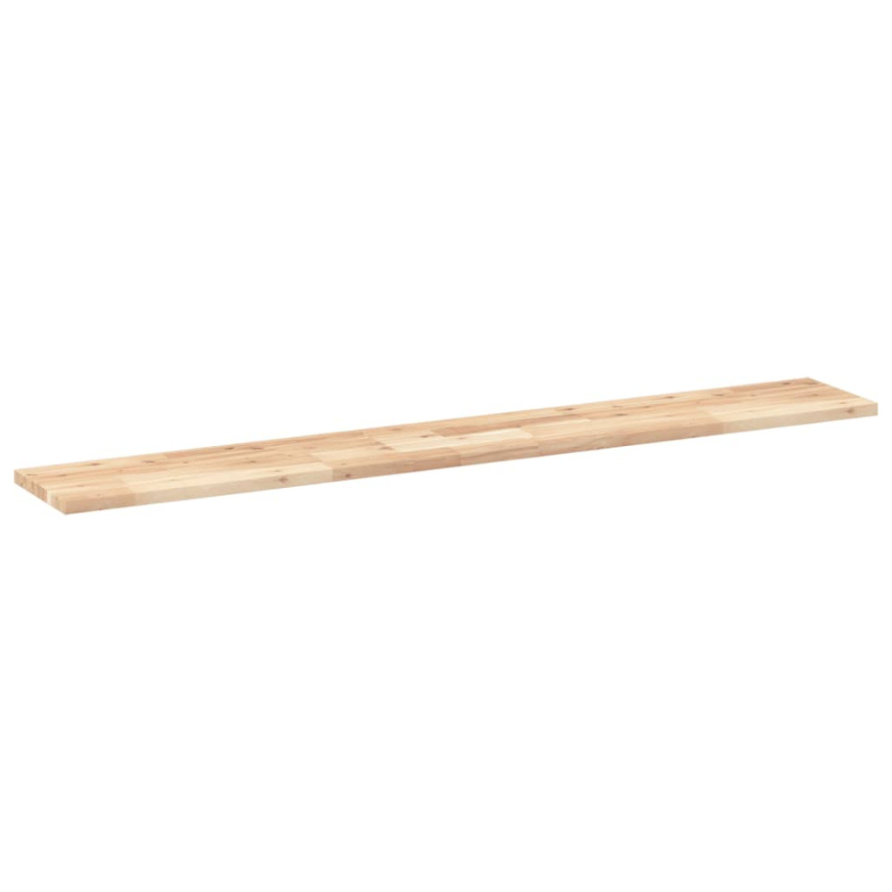 Produktbild för Svävande hyllor 2 st 160x20x2 cm obehandlat massivt akaciaträ