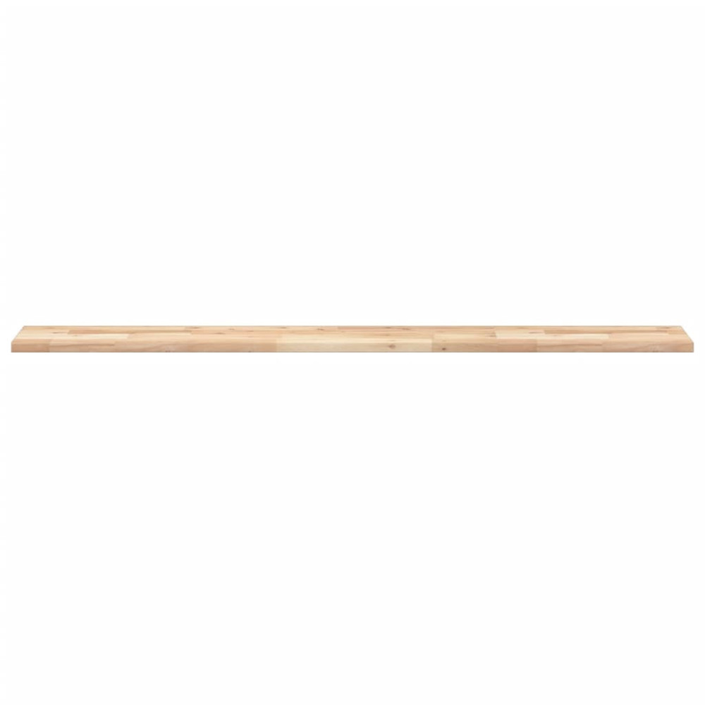 Produktbild för Svävande hyllor 2 st 160x20x2 cm obehandlat massivt akaciaträ