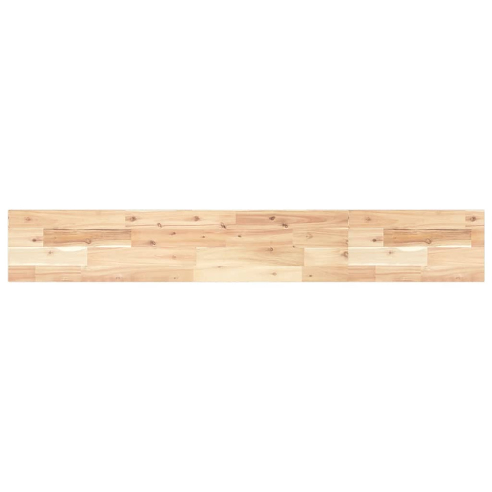 Produktbild för Svävande hyllor 2 st 160x20x2 cm obehandlat massivt akaciaträ