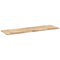 Produktbild för Svävande hyllor 3 st 160x40x2 cm obehandlat massivt akaciaträ