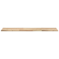 Produktbild för Svävande hylla 160x40x2 cm obehandlat massivt akaciaträ