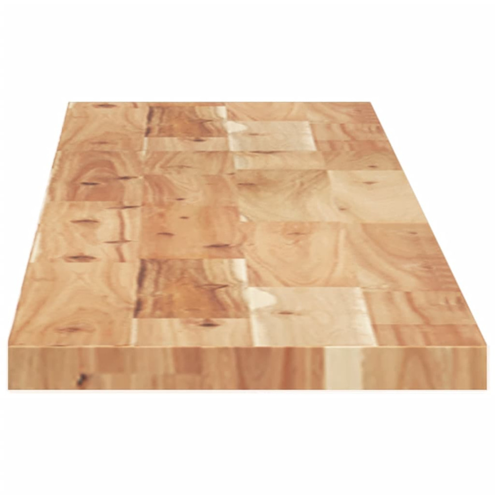 Produktbild för Svävande hyllor 4 st 120x20x2 cm behandlat massivt akaciaträ