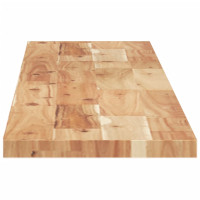 Produktbild för Svävande hyllor 4 st 120x20x2 cm behandlat massivt akaciaträ