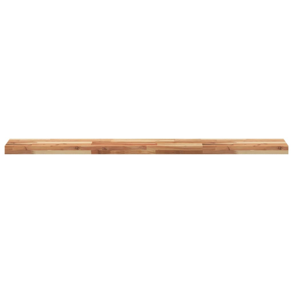 Produktbild för Svävande hyllor 2 st 140x20x4 cm behandlat massivt akaciaträ