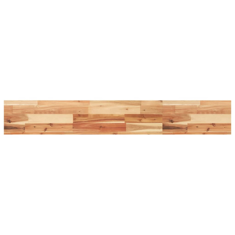 Produktbild för Svävande hyllor 2 st 140x20x4 cm behandlat massivt akaciaträ