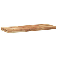 Produktbild för Svävande hyllor 2 st 80x30x4 cm behandlat massivt akaciaträ