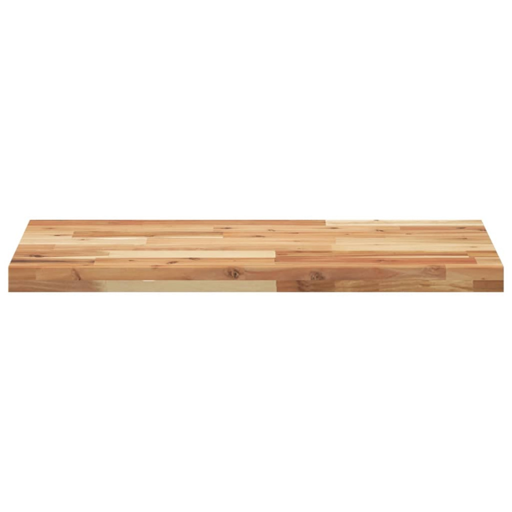 Produktbild för Svävande hyllor 2 st 160x40x4 cm behandlat massivt akaciaträ