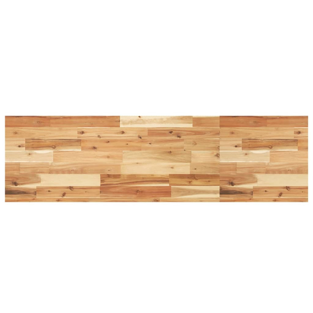 Produktbild för Svävande hyllor 2 st 160x40x4 cm behandlat massivt akaciaträ