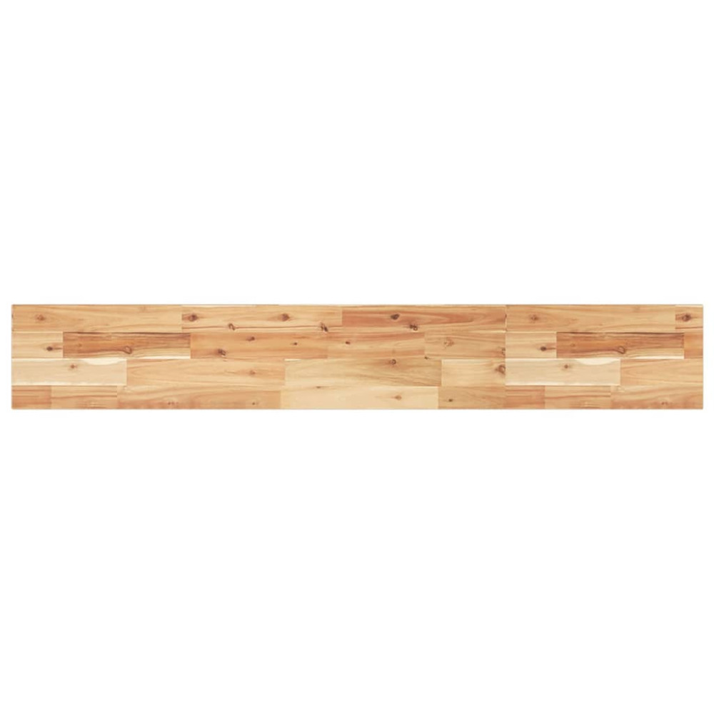 Produktbild för Svävande hyllor 2 st 140x20x2 cm behandlat massivt akaciaträ