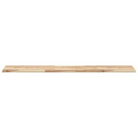 Produktbild för Svävande hyllor 2 st 120x30x2 cm obehandlat massivt akaciaträ