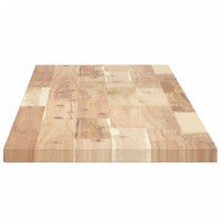 Produktbild för Svävande hyllor 2 st 120x30x2 cm obehandlat massivt akaciaträ