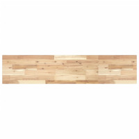 Produktbild för Svävande hyllor 2 st 120x30x2 cm obehandlat massivt akaciaträ
