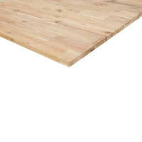 Produktbild för Svävande hyllor 2 st 120x30x2 cm obehandlat massivt akaciaträ