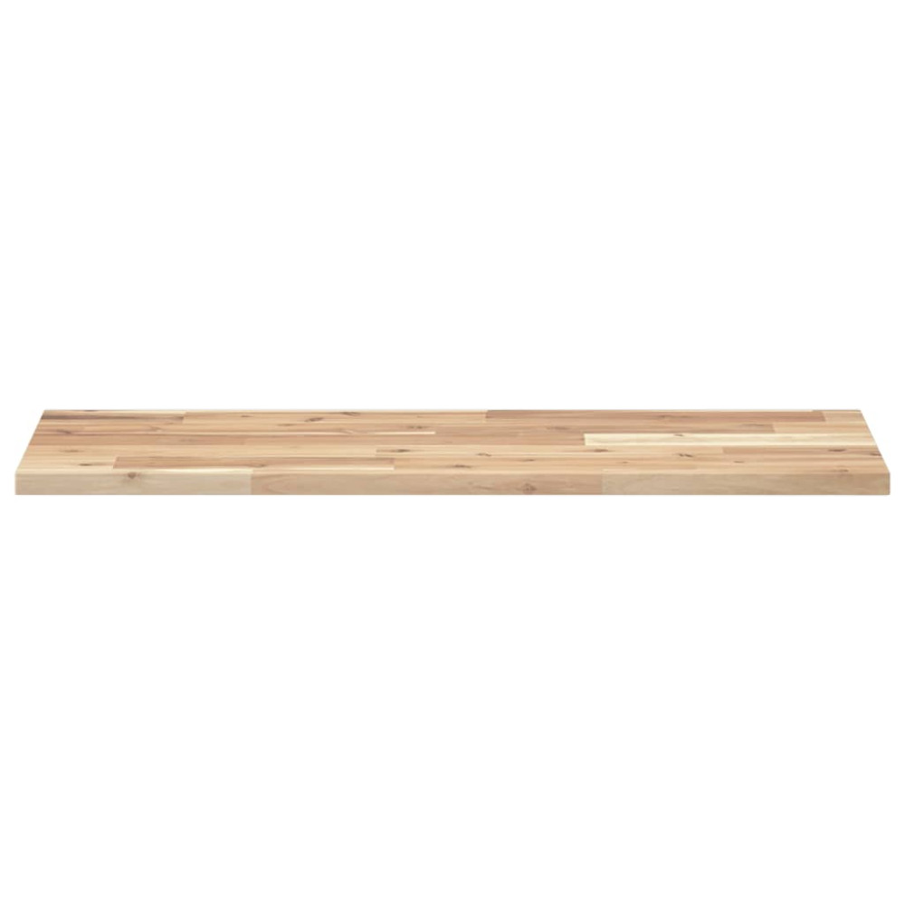 Produktbild för Svävande hyllor 3 st 100x30x2 cm obehandlat massivt akaciaträ