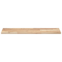 Produktbild för Svävande hyllor 3 st 100x30x2 cm obehandlat massivt akaciaträ