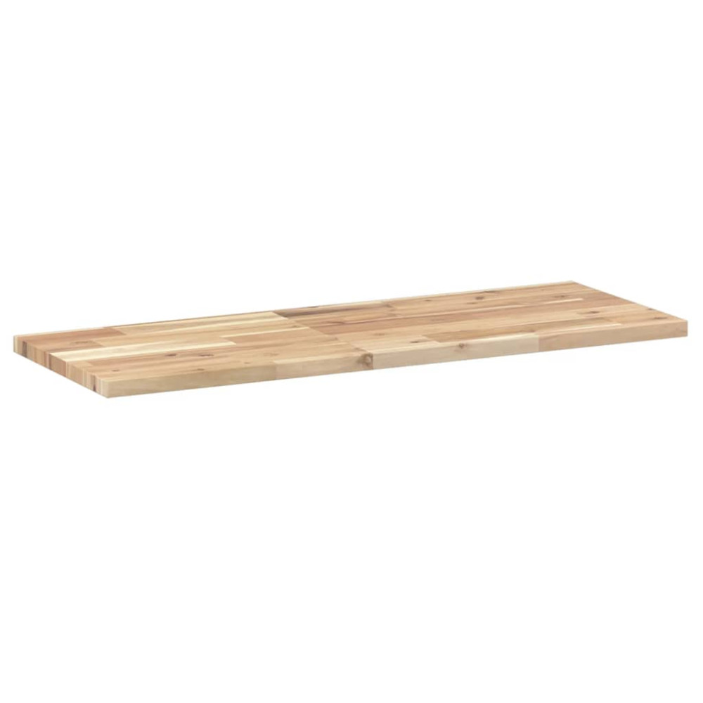 Produktbild för Svävande hyllor 3 st 100x30x2 cm obehandlat massivt akaciaträ