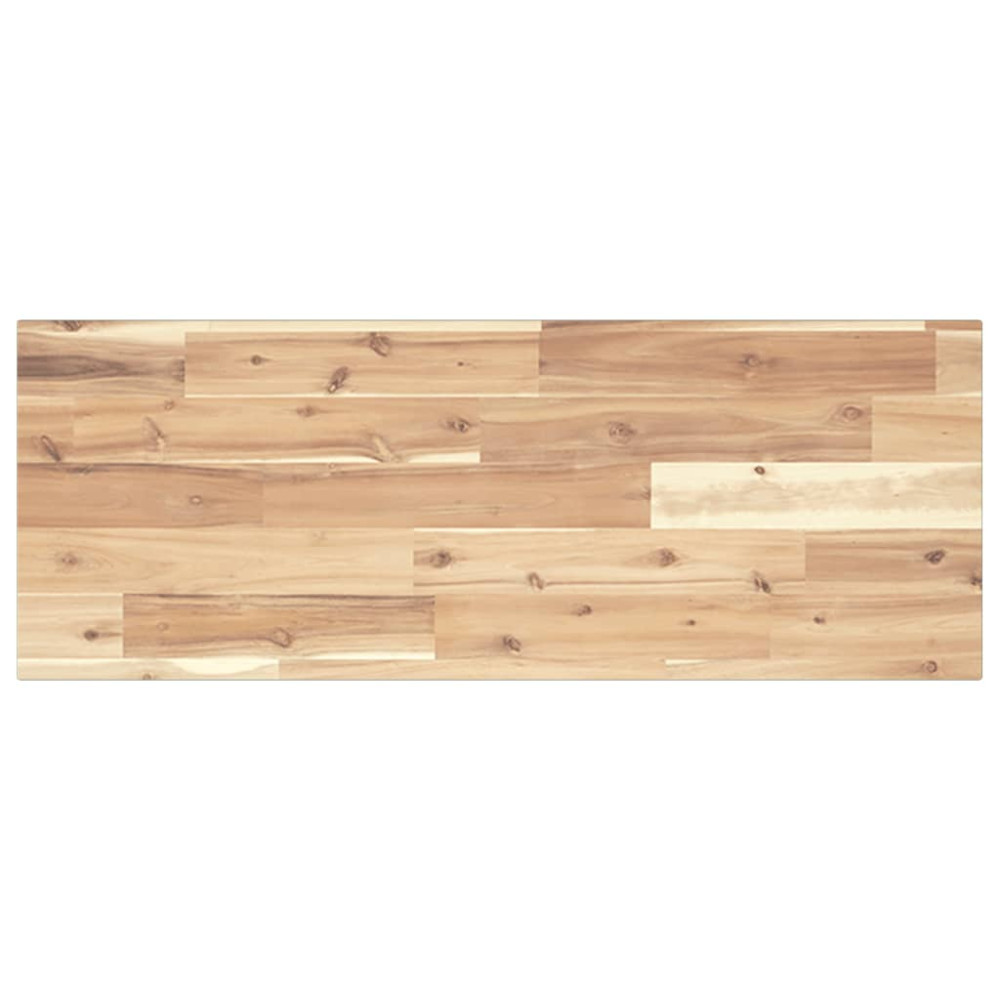 Produktbild för Svävande hyllor 3 st 100x30x2 cm obehandlat massivt akaciaträ