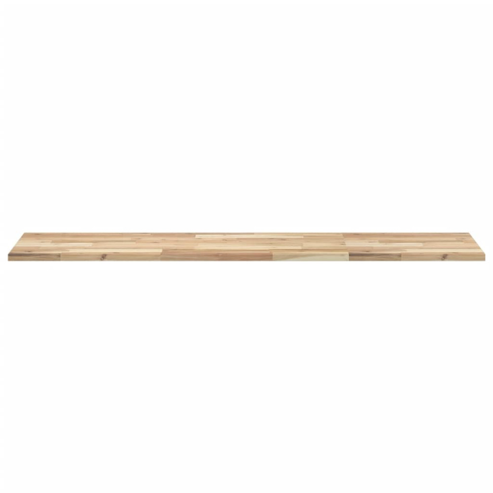 Produktbild för Svävande hyllor 4 st 120x40x2 cm obehandlat massivt akaciaträ