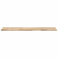 Produktbild för Svävande hyllor 4 st 120x40x2 cm obehandlat massivt akaciaträ