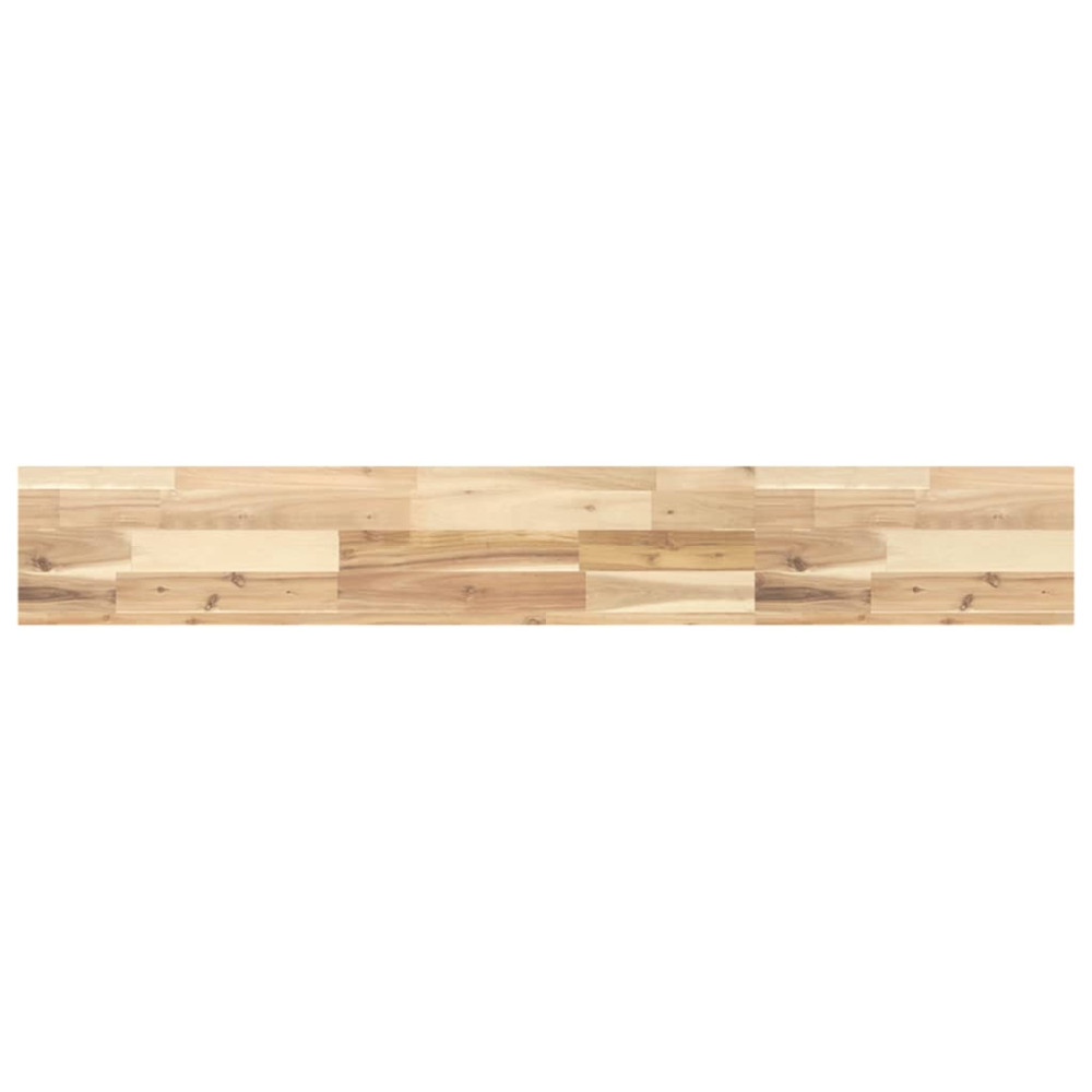 Produktbild för Svävande hyllor 3 st 120x20x4 cm obehandlat massivt akaciaträ