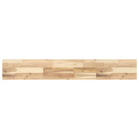 Produktbild för Svävande hyllor 3 st 120x20x4 cm obehandlat massivt akaciaträ