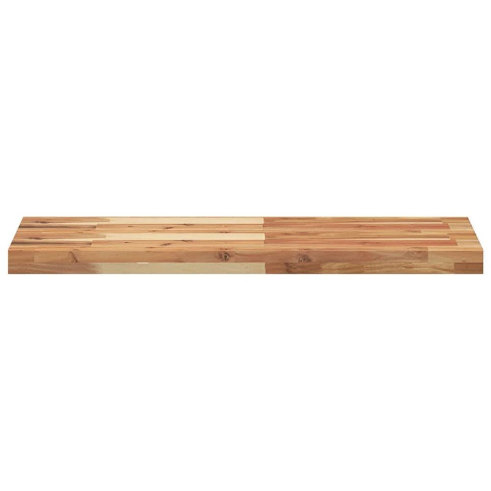Produktbild för Svävande hyllor 3 st 80x30x4 cm behandlat massivt akaciaträ