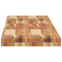 Produktbild för Svävande hyllor 4 st 160x30x4 cm behandlat massivt akaciaträ