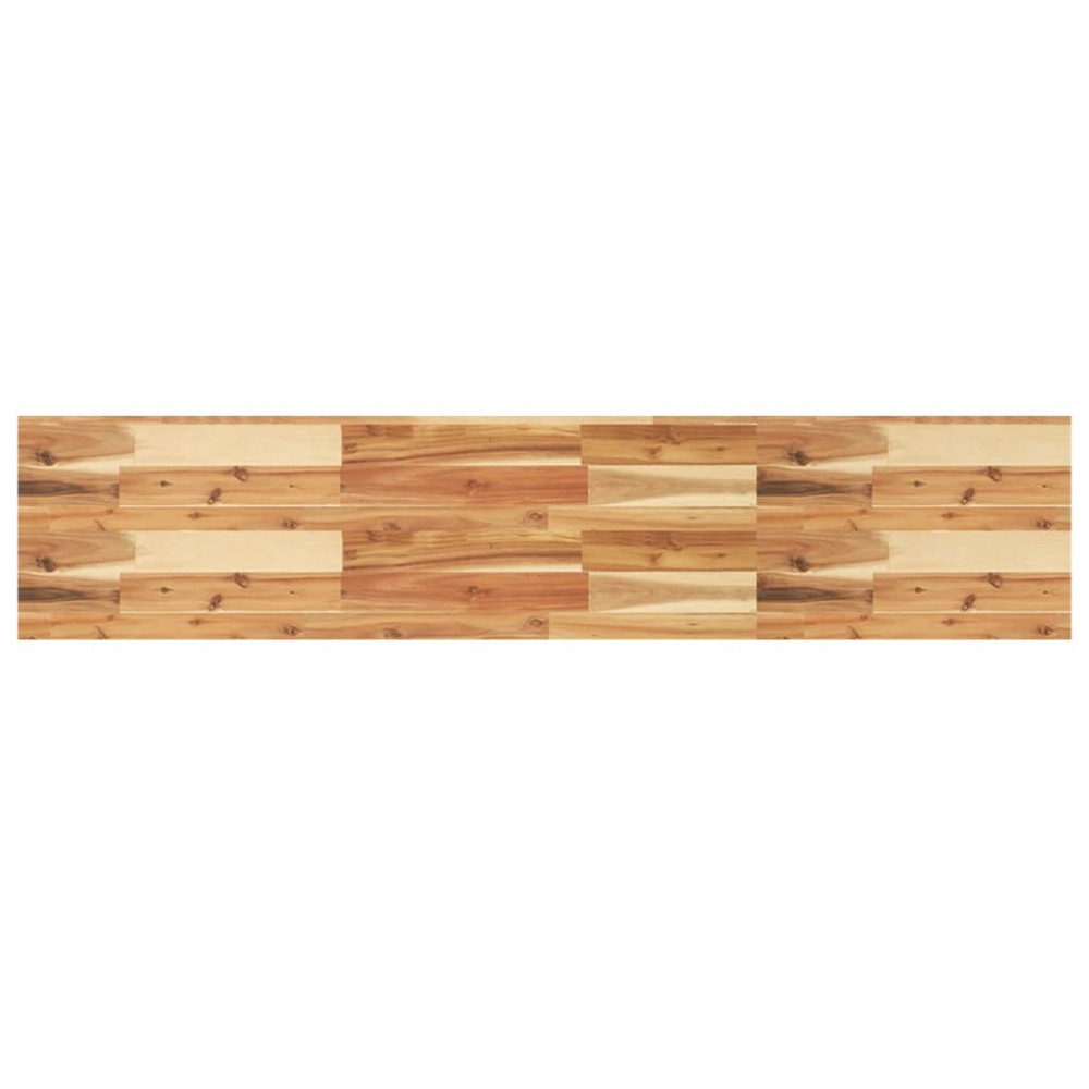 Produktbild för Svävande hyllor 4 st 160x30x4 cm behandlat massivt akaciaträ