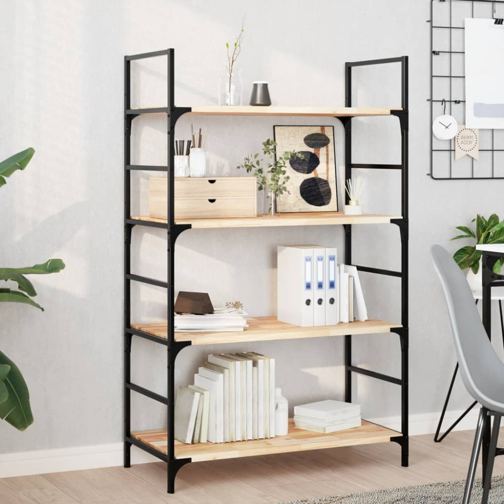 Produktbild för Svävande hyllor 3 st 100x40x2 cm obehandlat massivt akaciaträ