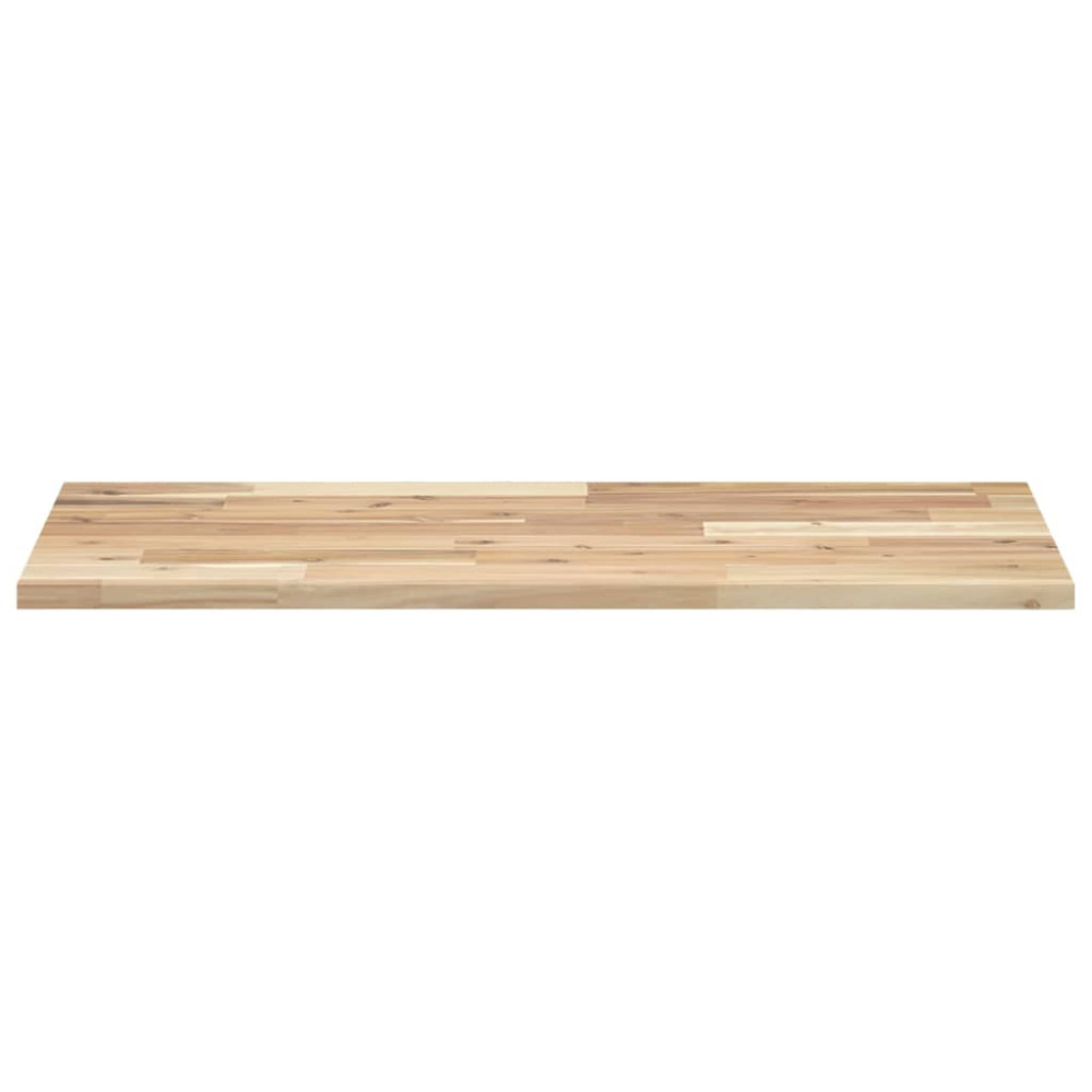 Produktbild för Svävande hyllor 3 st 100x40x2 cm obehandlat massivt akaciaträ